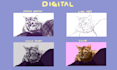 custom pet portrait commissions