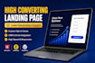 design a high converting lead generation landing page