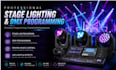 design professional stage lighting and dmx programming moving heads led lights