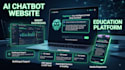 premium ai learning website with ai chatbot and dashboard