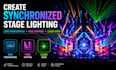 create synchronized stage lighting dmx programming pixel mapping and laser show