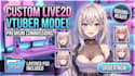 design live2d vtuber model, vtuber background and vtuber commission