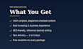write financial articles or blog content