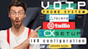 setup voip 3cx freepbx twillo vicidial inbound and outbound call