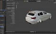 create fivem car moodel 3d car model gta v vehicle modelling low poly car model