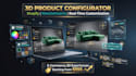 create interactive 3d website with threejs, webgl and gsap animation