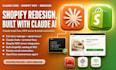 redesign shopify store, fix claude code setup and integrate shopify mcp agent