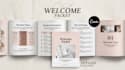 design vendor welcome packet, training workbook, procurement guide, canva slides