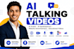 do ai talking head avatar ai website advertisement video and educational videos