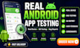 test your mobile app on a real android device