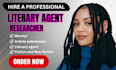 submit your book to active literary agent write a professional query letter