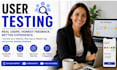user test beta test manual test saas website app game and provide feedback