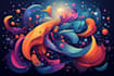 create unique digital abstract art