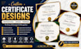 create professional certificate design