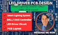 design led driver pcb, smart lighting control,dali dmx board, pcb layout