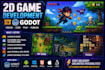 do 2d game development in godot game, browser, web game, godot mobile game