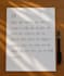 write anything with my clean and beautiful handwriting
