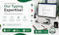 do typing and data entry