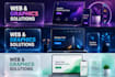 design a modern website and professional graphic designs