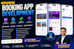 develop event booking app hotel booking app ticket booking app ai booking app