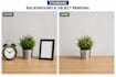 remove background, object and  person professionally
