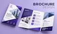 do company brochure, trifold brochure and canva brochure design