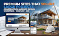 website for home renovation construction contractor website