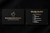 design luxury tshirt and urdu logo with business card