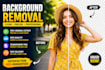 do complex background removal pure professionally