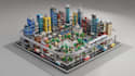 create custom lego moc 3d lego model digital city build and instructions