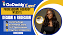 design godaddy website redesign godaddy website  godaddy website development