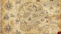 create antique style pirate treasure maps