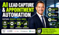 build ai lead capture, qualification and appointment booking automation