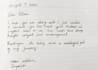 write handwritten letters and notes in english calligraphy