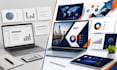 design an investor pitch deck presentation