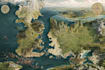 draw line art fantasy map illustration