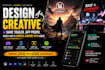 do a creative ai game trailer, app promo, vfx video