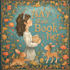 create illustrated fairytale book cover