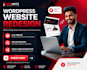 redesign your looka  hostinger ionos website using elementor pro