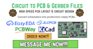 convert your circuit diagram into professional pcb layout and gerber files