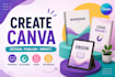 design canva workbook, lead magnet, ebook and PDF redesign