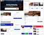 build a responsive react js website with tailwind CSS