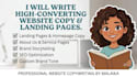 write high converting SEO website content and landing pages