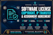 draft software license, copyright, ip transfer, assignment agreement
