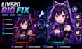fix live2d rig, vtuber model rigging, cubism physics and expressions