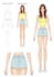draw digital fashion illustration or sketch