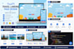 build a modern responsive business website