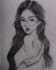 draw a custom anime character with graphite pencil