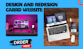 design and redesign carrd website
