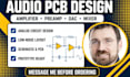 design pcb audio  amplifier circuits, fritzing and smart audio hardware